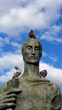 Saint statue Stock Photos