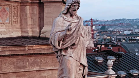 Saint Stephen Basilica in Budapest Stock Footage 131056889