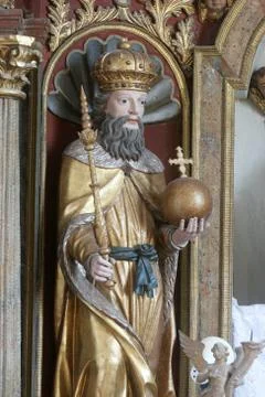 Saint Stephen of Hungary Stock Photos