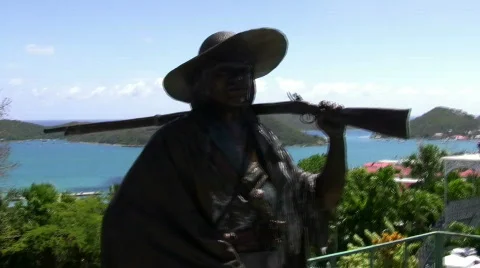 Saint Thomas Blackbeard Castle 2 Stock Footage 664519