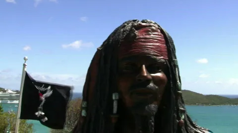 Saint Thomas Blackbeard Castle Stock Footage 664521