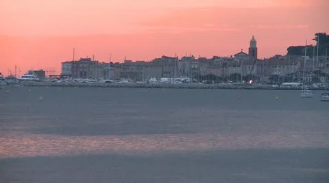 Saint-Tropez SUNRISE 2 Video stock 10898261