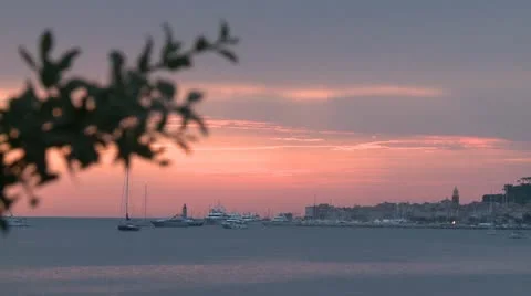Saint-Tropez SUNRISE Stock Footage 10898273