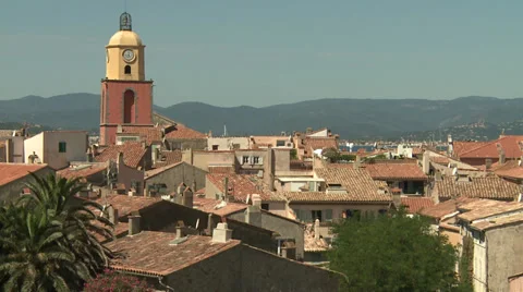 Saint Tropez View Stock Footage 32695468