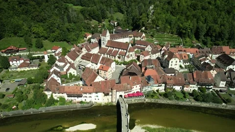 Saint-Ursanne 스톡 동영상 221243737