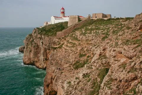 Saint vicent lighthouse Stock Photos