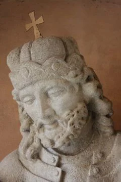 Saint Wenceslas statue Foto stock