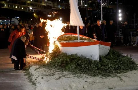Sainte Devote festivities in Monaco - 26 Jan 2023 Stock Photos