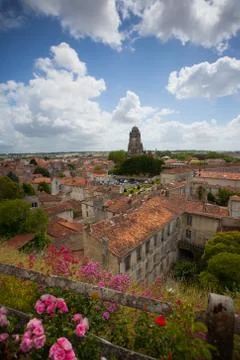 Saintes panoramic view Foto stock