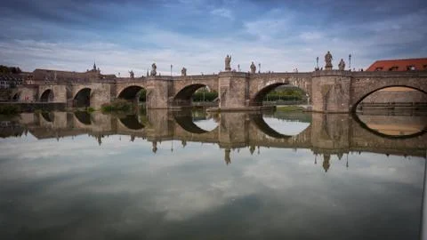 Saint's Bridge Reflections Foto stock