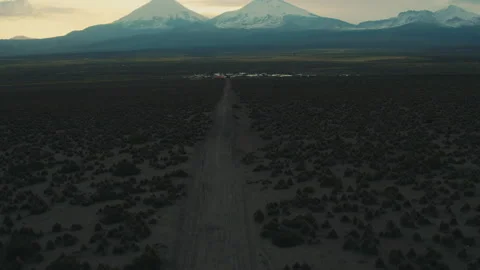 Sajama Volcano Mountain Range in Bolivia Stock Footage 270342042