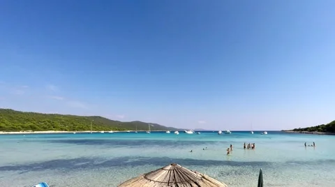 Sakarun beach Stock Footage 63999097