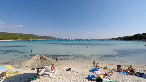 Sakarun beach Video stock 63999991