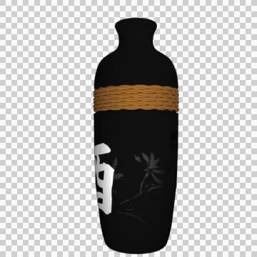 Sake Bottles Composition Sushi Japan Stock Footage 55316764
