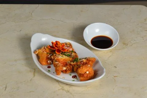 Sake fried Stock-Fotos