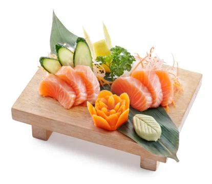 Sake sashimi Stock Photos