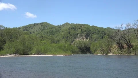 Sakhalin Island River Stock Footage 75394183