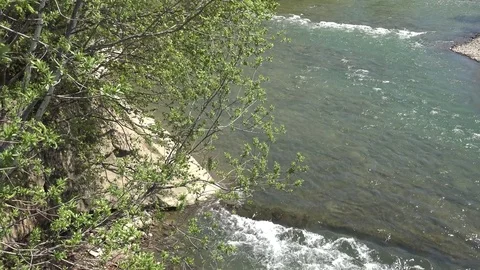 Sakhalin Island River Stock Footage 75394573