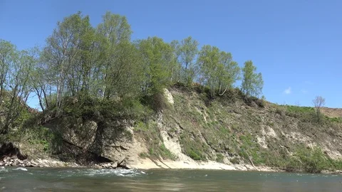 Sakhalin Island River Stock Footage 75394971