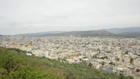 Sakhnin View Stock Footage 102178498