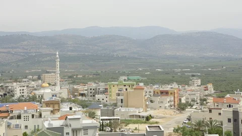 Sakhnin View Stock Footage 102178507