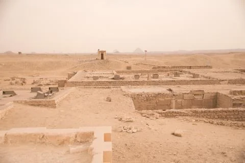 Sakkara, site of tombs, Egypt Stock Photos