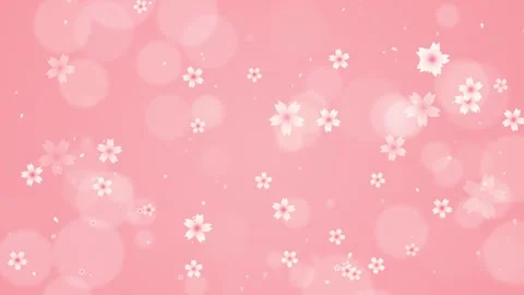 Sakura animation loop background (pink) Stock Footage 311031227