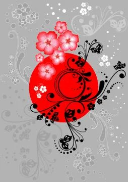 Sakura blossom Stock Illustration