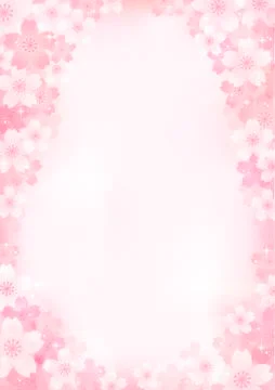 Sakura cherry blossom background Stock Illustration