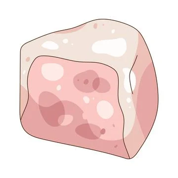Sakura chiffon cake Иллюстрация