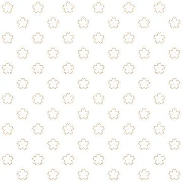 Sakura Flower pattern - Japanese style Background Stock Illustration