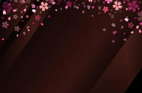 Sakura flowers background. Vector illustration. Stockillustratie