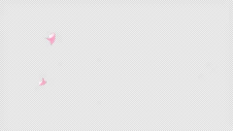 Sakura Flutter Down 03 Loop HD Stock Footage 312511725