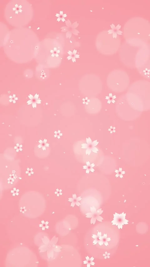 Sakura Loop Animation Background (Pink) Stock Footage 311031357