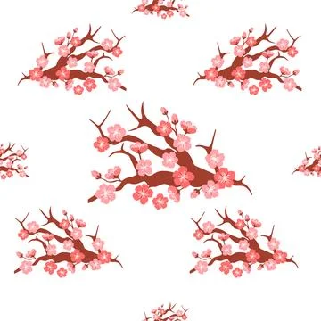 Sakura pattern. The sakura pattern concept explored timeless elegance floral Illustrazione stock