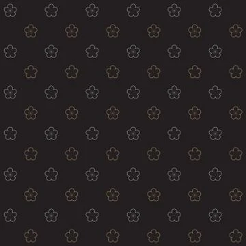 Sakura Simple Pattern minimal style - abstract background wallpaper Stock Illustration