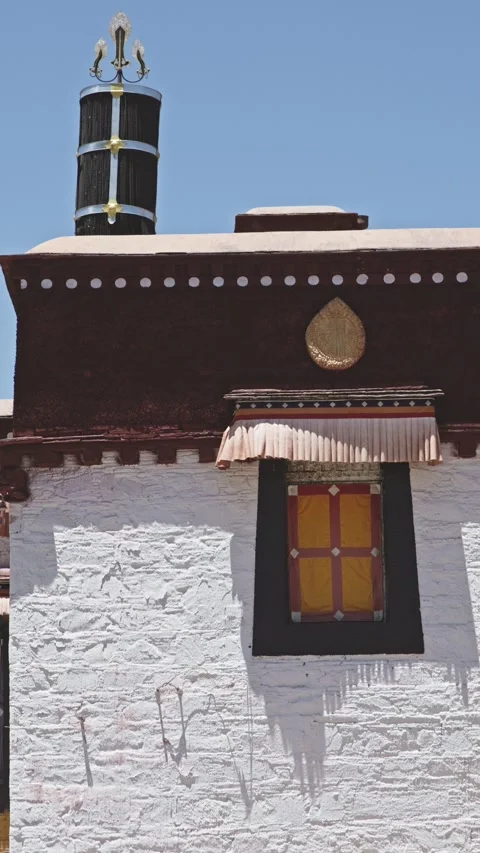 Sakya Monastery in Shigatze Stock Footage 312599448