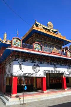 Sakya tharing monastery Stock Photos