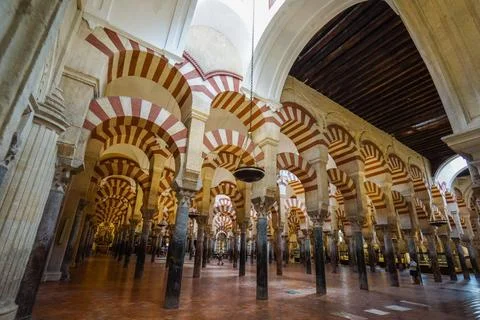 Sala de oracion sala de oracion, Mezquita-catedral de Córdoba, Andalucia, .. Stock Photos