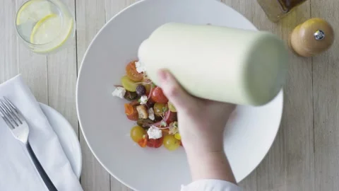 Salad 4k Video stock 162176851