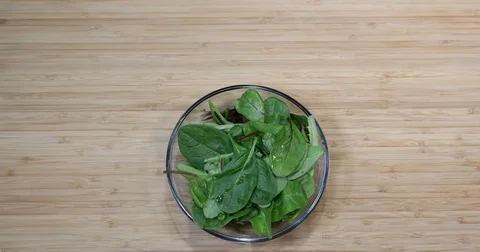 Salad and ingredients Stock Footage 84241417