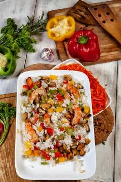 Salad And Pepper Stock Photos
