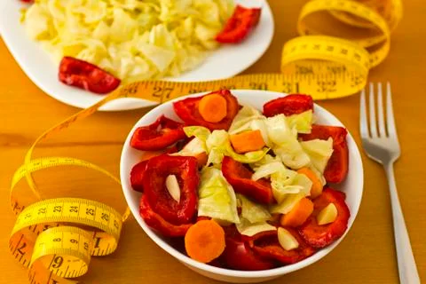 Salad with aperitif Stock Photos
