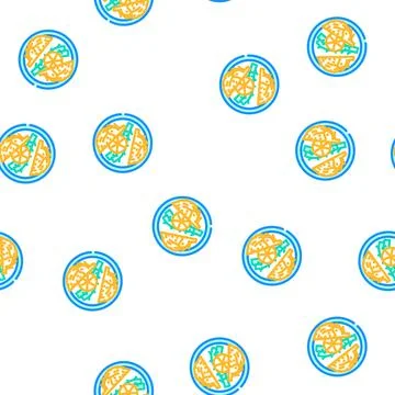 Salad artichoke vector seamless pattern Stock Illustration