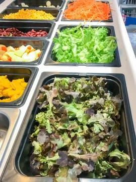 Salad bar Stock Photos