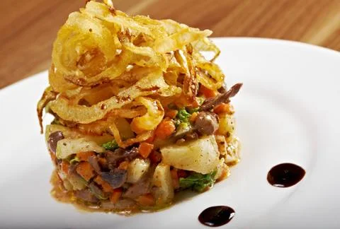 Salad with beef Stock Photos