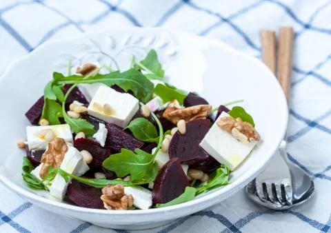 Salad with beet Stock Photos