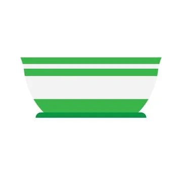 Salad bowl is empty Stock Illustration