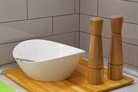 Salad bowl set Stock Photos