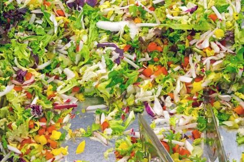 Salad at a buffet Foto stock